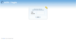 Desktop Screenshot of login2.netlife.no