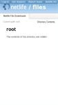 Mobile Screenshot of files.netlife.no